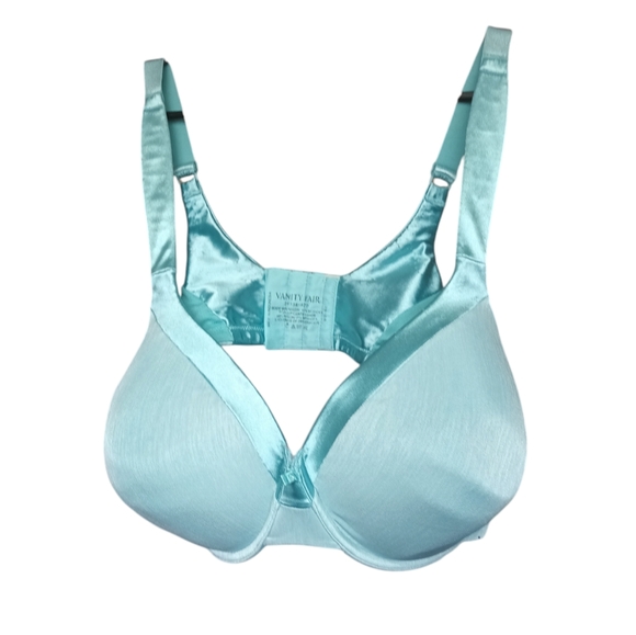 Vanity Fair Women's Illumination Full Figure Zoned-in Support Green Solid Bra 42 - Picture 2 of 10